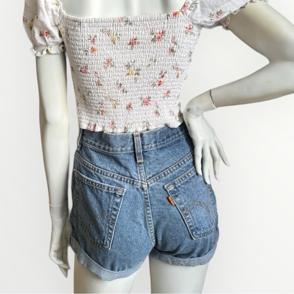 vintage orange tab levi’s shorts - Picture 1 of 5